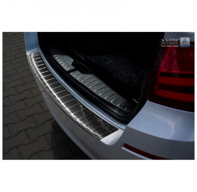 Protector Paragolpes Trasero Acero Inox Bmw 5-Serie F11 Touring 2010- 'Ribs'